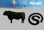 Bull & Motif cutout